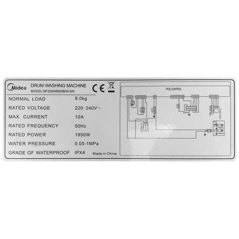 Washing Machine, Inverter (8kg) - Asters Maldives