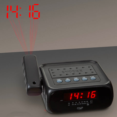 Alarm Clock Radio with Projector - Asters Maldives