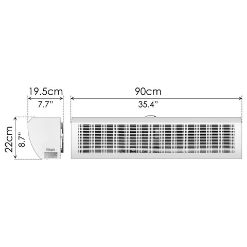 Air Curtain (35 Inch) - Asters Maldives