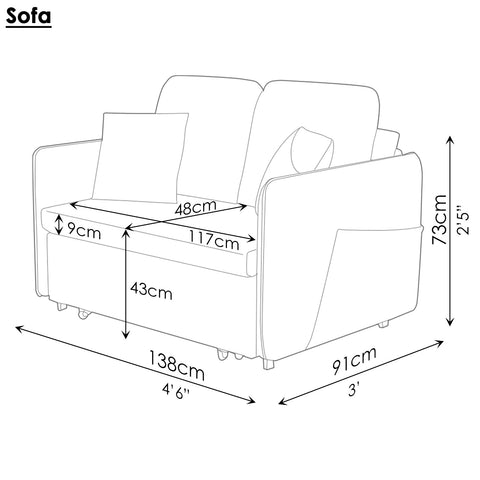 Sofa-Bed - Asters Maldives