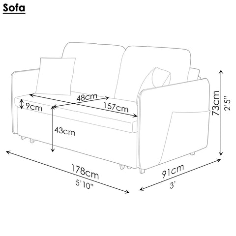 Sofa-Bed - Asters Maldives