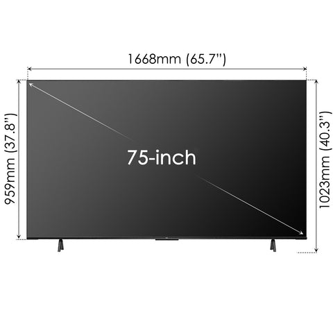 TV (4K UHD) - 75" - Asters Maldives