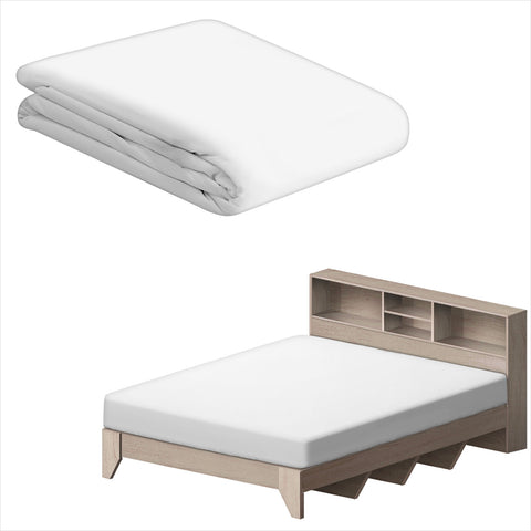 Fitted Sheet, Plain (Queen) - Asters Maldives