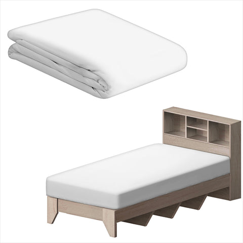 Fitted Sheet, Plain (Single) - Asters Maldives