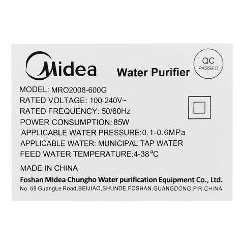Water Purifier - Asters Maldives