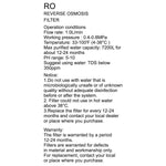 Water Filter (RO) - Asters Maldives