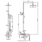 Shower Set - Asters Maldives