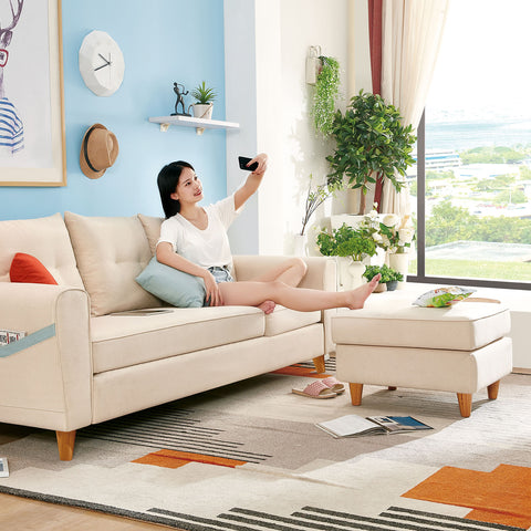 Sofa with Ottoman - Asters Maldives