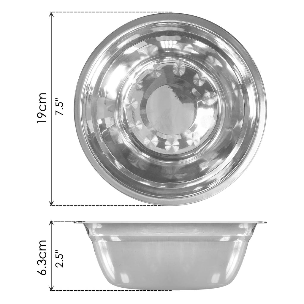 Stainless Steel Basin (Ø7.5") - Asters Maldives