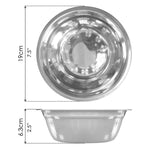 Stainless Steel Basin (Ø7.5") - Asters Maldives