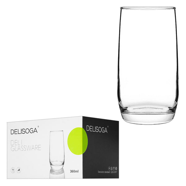 6-pcs Drinking Glass (360ml)