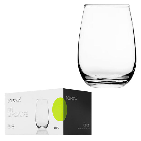 6-pcs Drinking Glass (400ml)