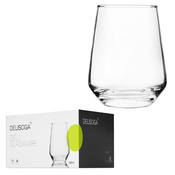 6-pcs Drinking Glass (390ml)