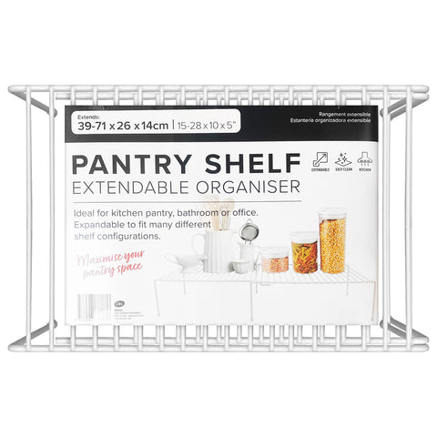 Pantry Shelf Organiser (Extendable) - Asters Maldives
