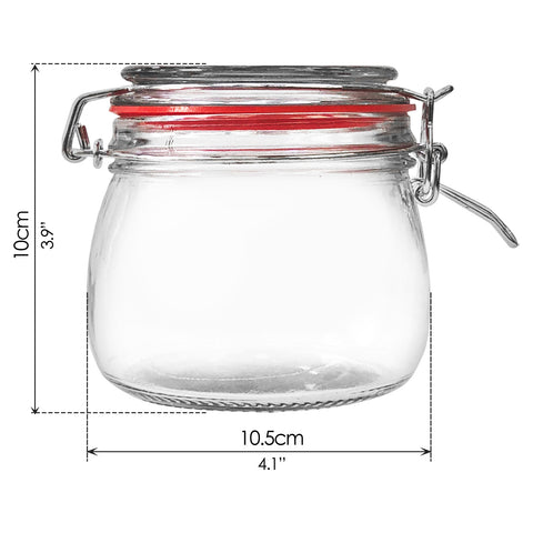 Glass Jar (500ml) - Asters Maldives