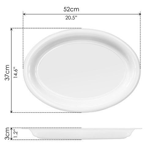 Serving Tray (52 x 37cm) - Asters Maldives