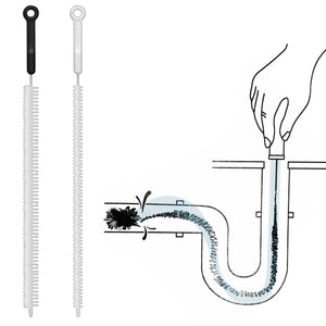 Drain Cleaning Brush, 50cm (2PCs) - Asters Maldives