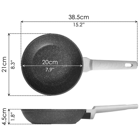 Wok Pan Set (2 PCS) - Asters Maldives