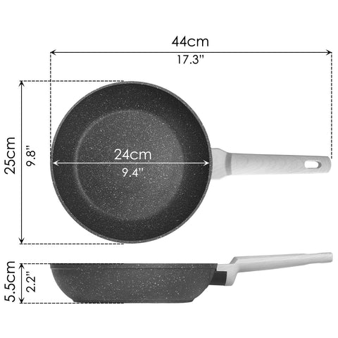 Wok Pan Set (2 PCS) - Asters Maldives