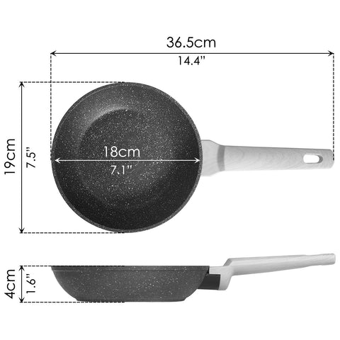 Wok Pan Set (3 PCS) - Asters Maldives