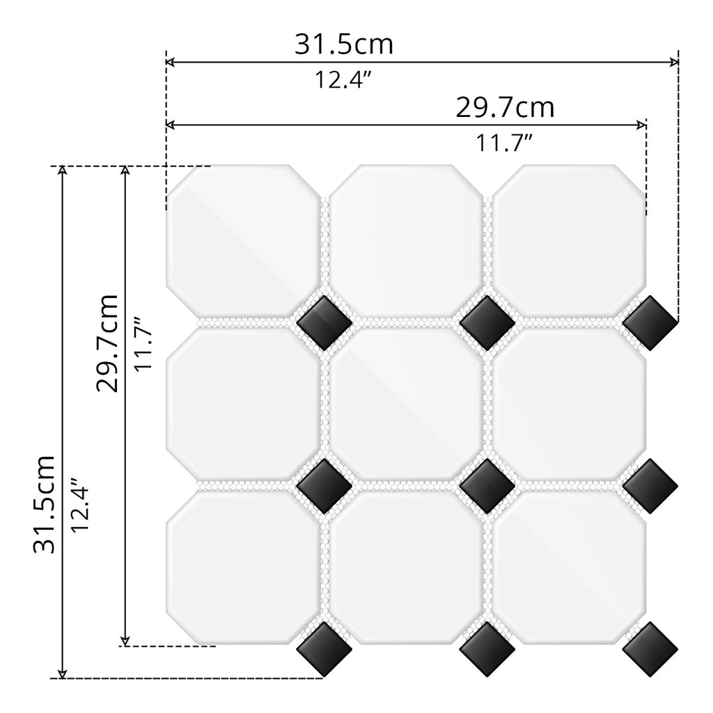 Mosaic Tile (31.5 x 31.5cm) - Asters Maldives