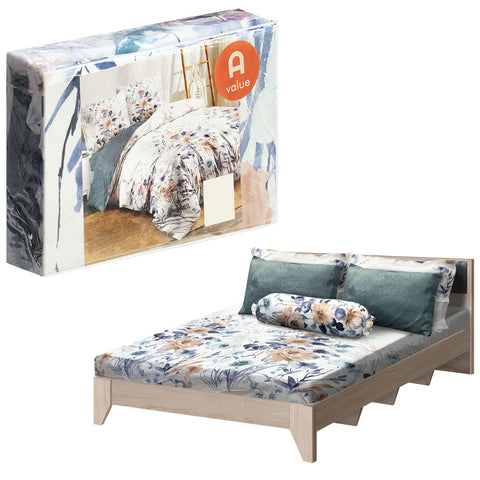 Fitted Sheet Set (Queen) - Asters Maldives