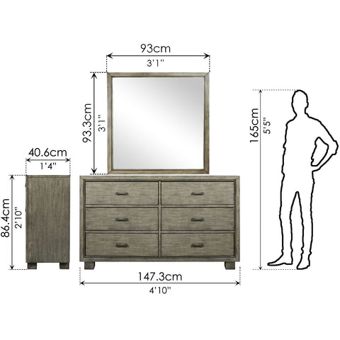Chest Drawer (with Mirror) - Asters Maldives